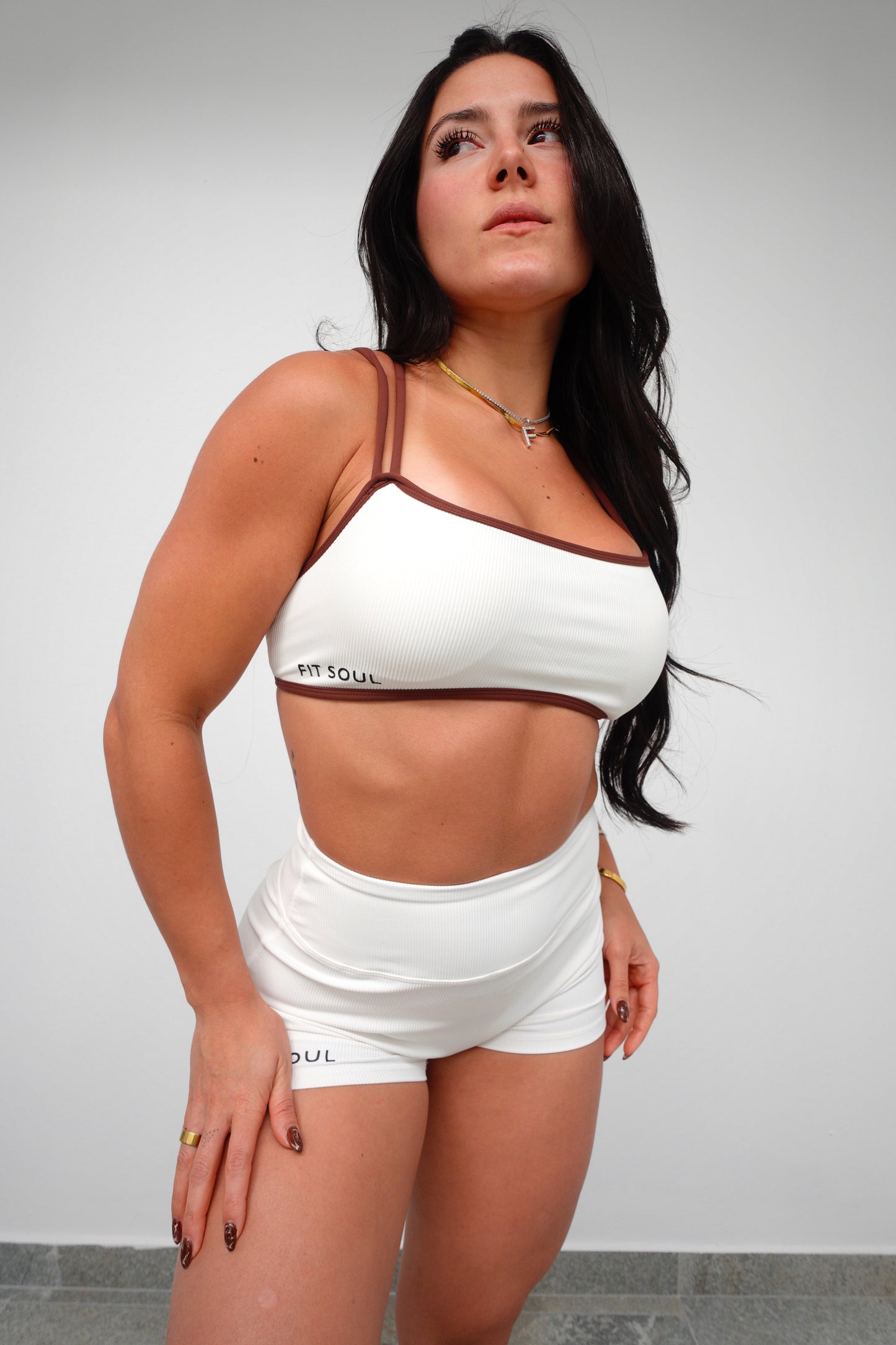 WHITE SHORT SET