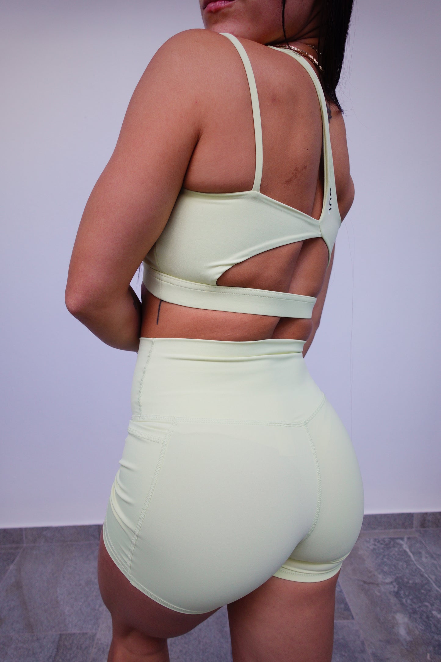 1 SMALL! MINT GREEN SHORT SET