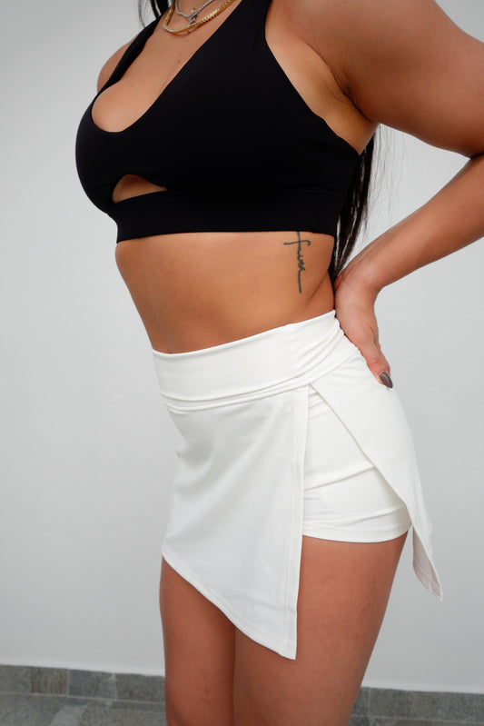 BONE WHITE SKORT