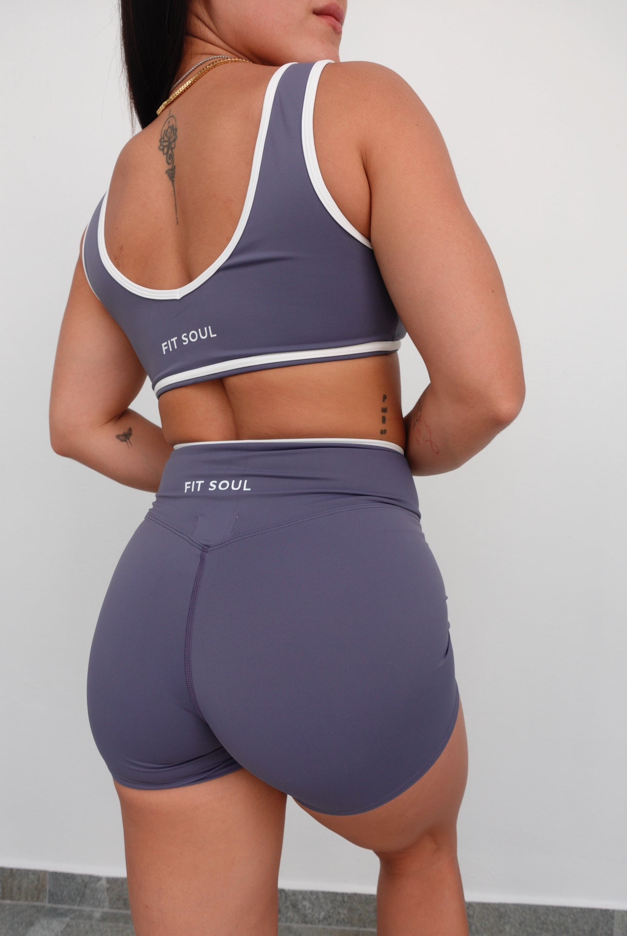 BLUE-GRAY SHORT SET