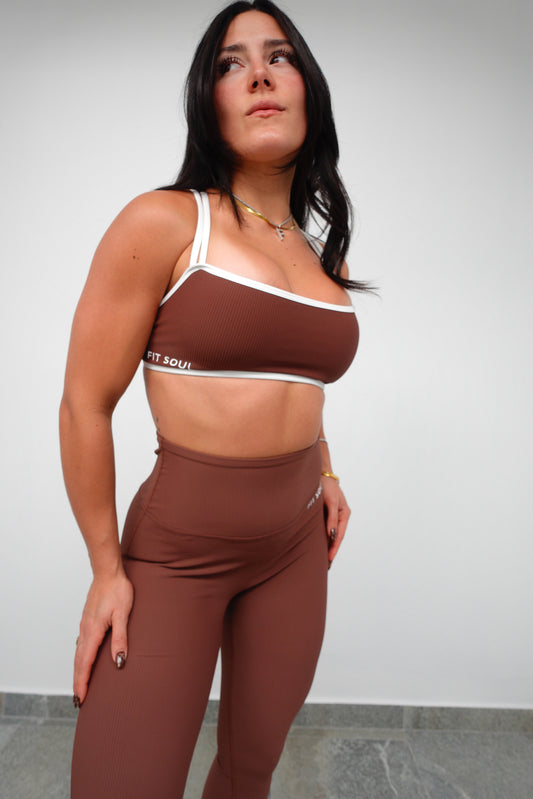 BROWN LEGGING SET